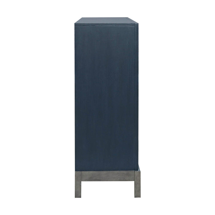 Braxton - Accent Cabinet - Azure Blue