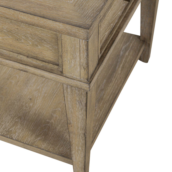 Devonshire - Drawer End Table - Weathered Sandstone