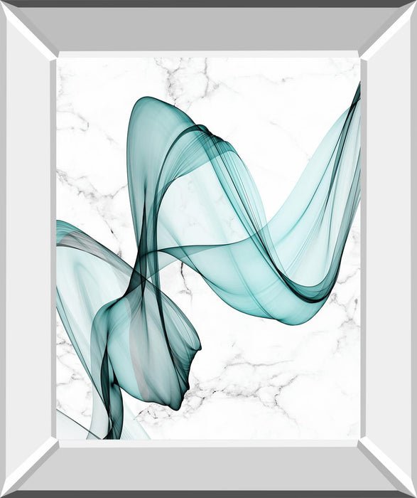 Teal Ribbons I By Irena Orlov - Green