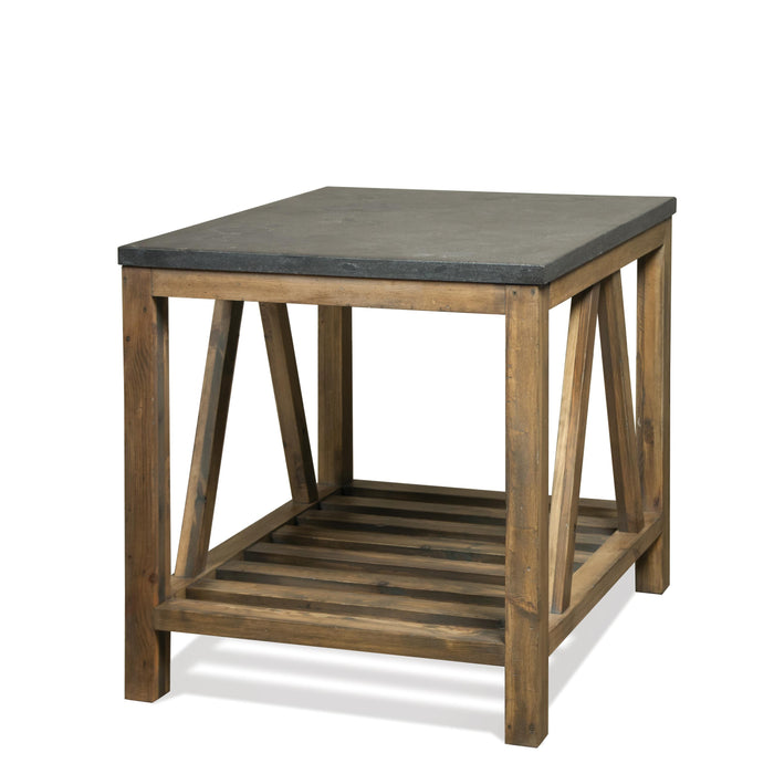 Weatherford - Rectangular End Table - Reclaimed Natural Pine