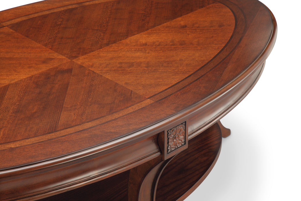 Winslet - Round Accent Table - Cherry