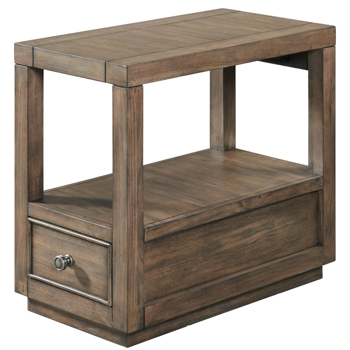 Denali - Chairside Table - Toasted Acacia