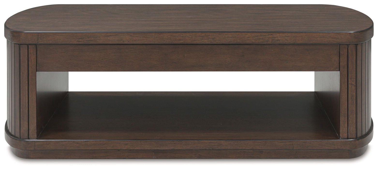 Korestone - Dark Brown - Lift Top Cocktail Table