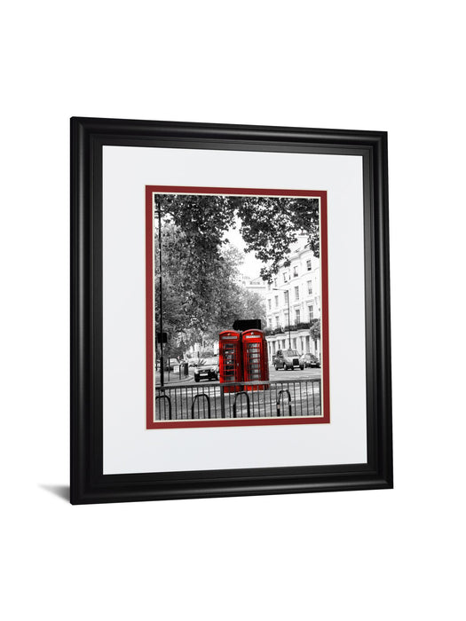 Telephone By Emily Navas - Framed Print Wall Art - Black