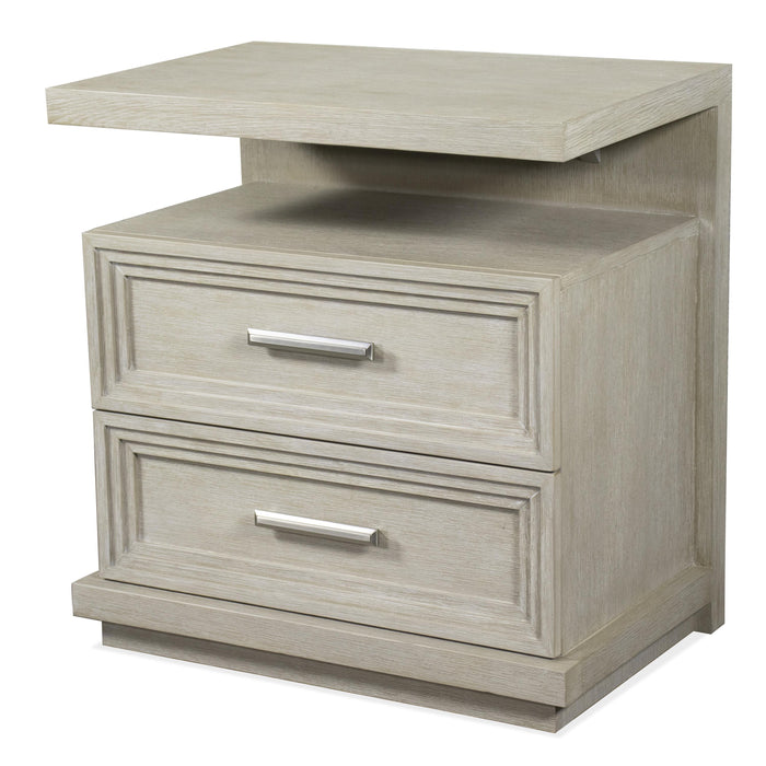 Cascade - Two Drawer Nightstand - Gray