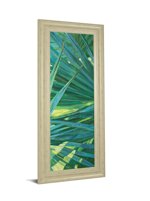 Fan Palm II By Suzanne Wilkins - Framed Print Wall Art - Green