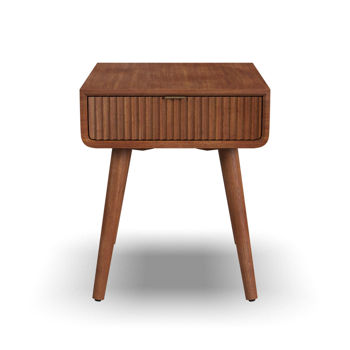 Ludwig - Occasional End Table - Dark Brown