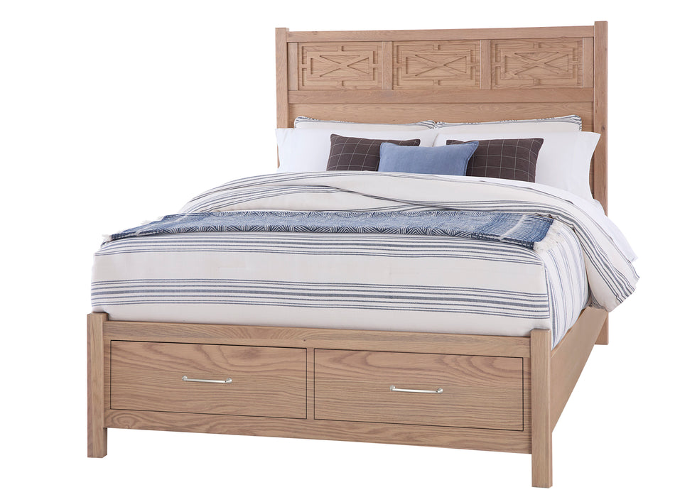 Tide & Timber - Fretwork Panel Storage Bed