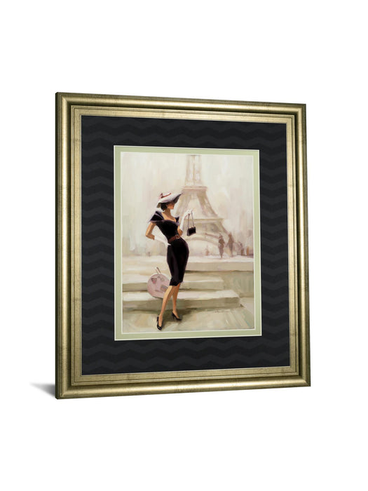 Love, From Paris By Steve Henderson - Framed Print Wall Art - Black