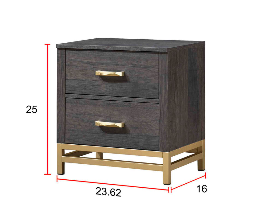 Trevor - Nightstand - Brown