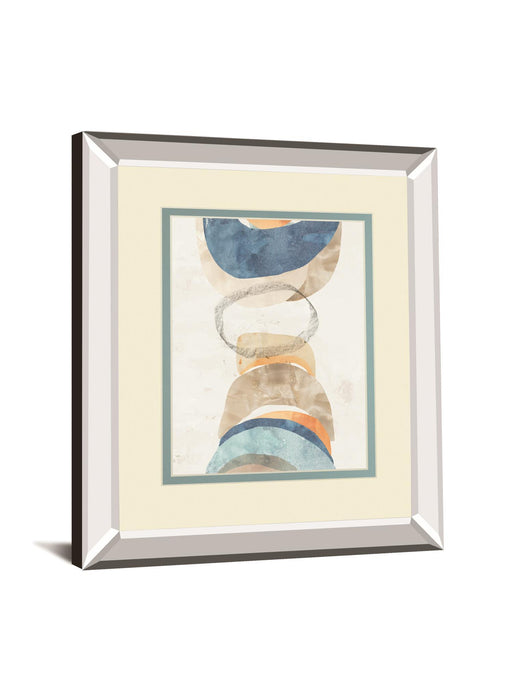 Magnetism II By Pi Studio Mirrored Frame - Blue