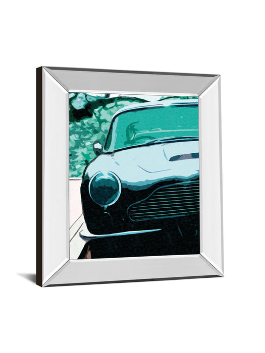 Aston Classic By Malcolm Sanders - Mirror Framed Print Wall Art - Green