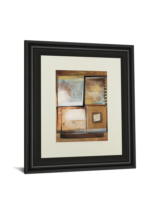 Abstract Il By Patricia Pinto - Framed Print Wall Art - Dark Brown