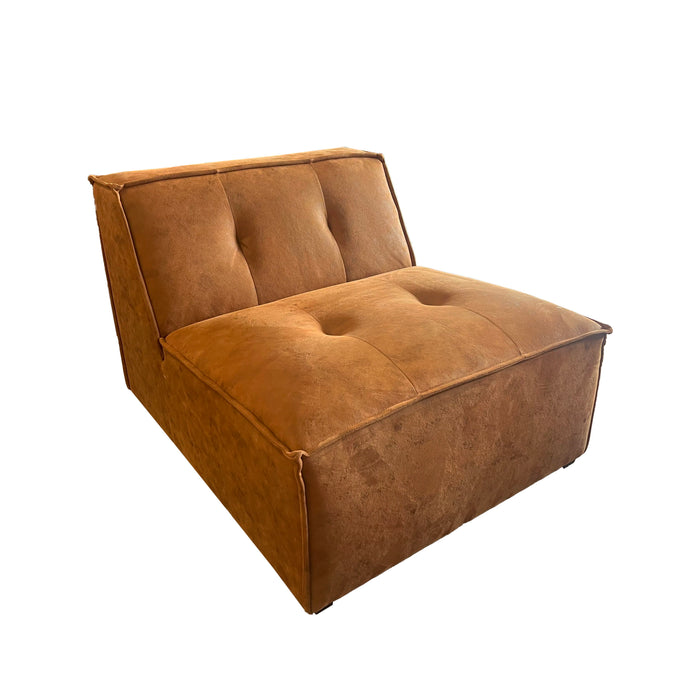 Logan - Modular Sofa Armless - Orange