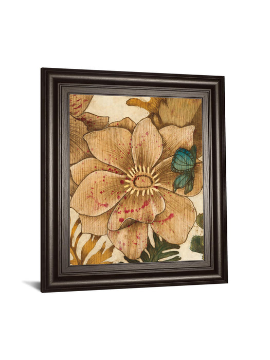 Fleurs De Bois By Maja - Framed Print Wall Art - Beige