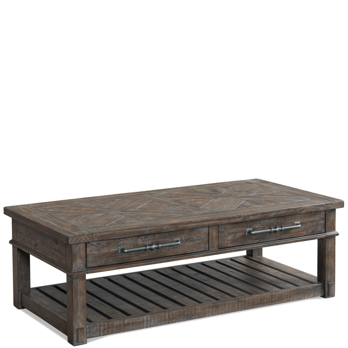 Bradford - Rectangular Cocktail Table - Rustic Coffee