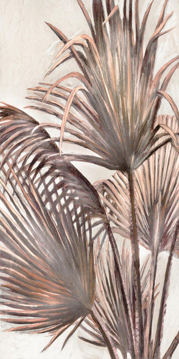 Framed Small - Sedona Palm II By Merri Pattinian - Light Brown