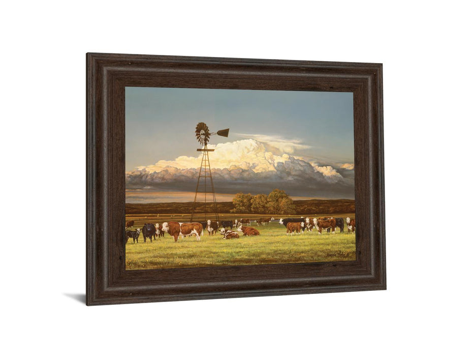 Summer Pastures By Bonnie Mohr - Framed Print Wall Art - Green