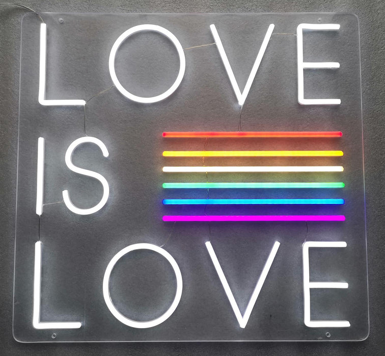 Neon Love Is Love - White