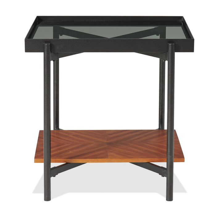 Lennox - Rectangular End Table - Rosewood