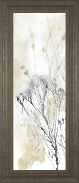 18x42 Wildflower Line Contour I By Jennifer Goldberger - Beige