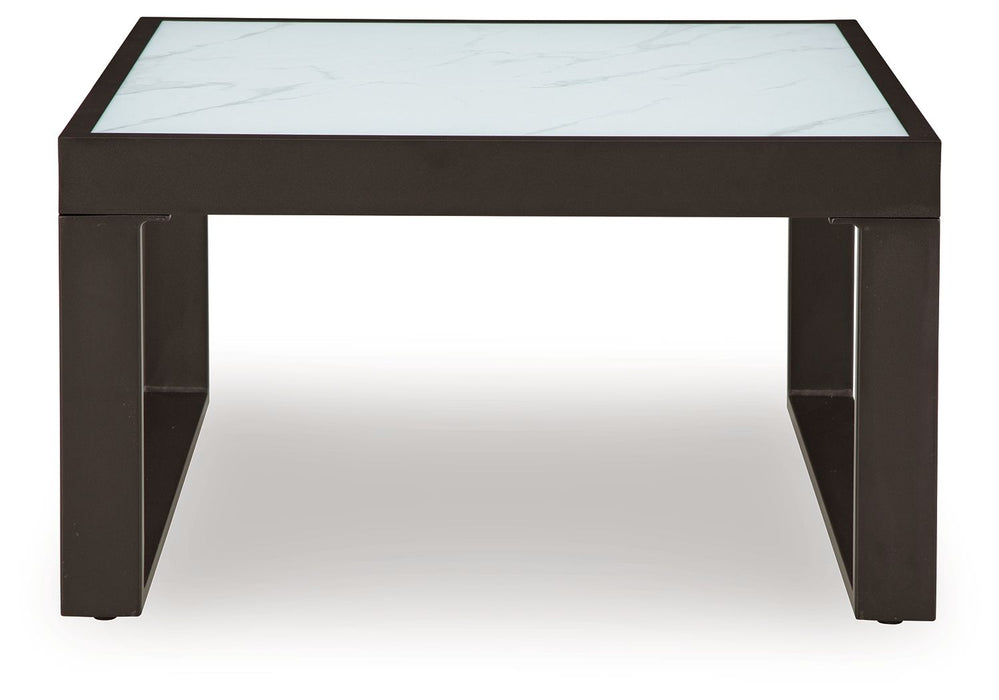 Beachloft - Black / Gray - Square Cocktail Table