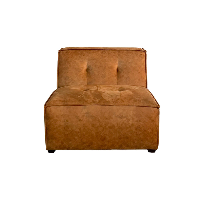 Logan - Modular Sofa Armless - Orange