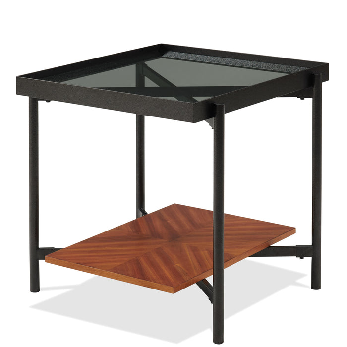 Lennox - Rectangular End Table - Rosewood