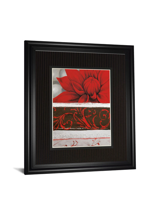 Sumptuous Red By Jasmin Zara Copley - Framed Print Wall Art - Red