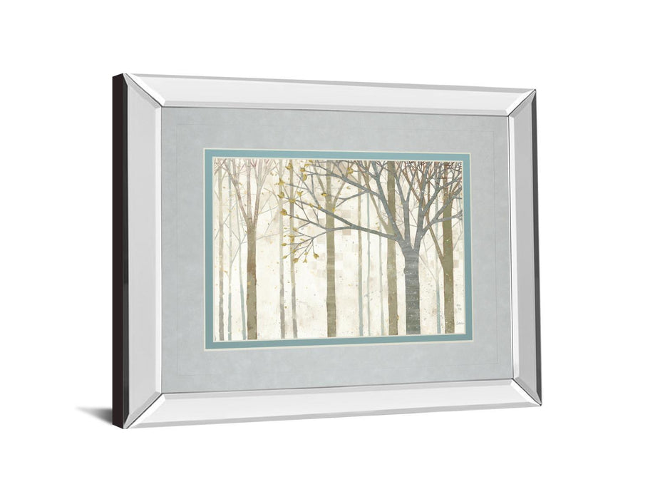 In Springtime No Border By Katherine Lowell - Mirror Framed Print Wall Art - White