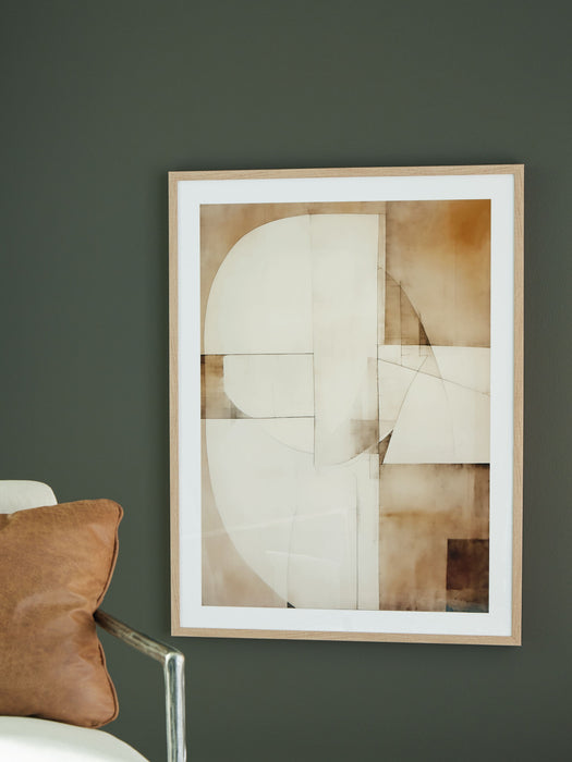 Corlain - Brown / Tan / White - Wall Art