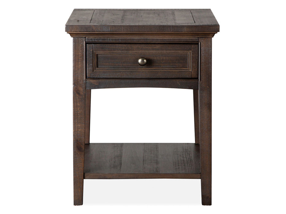 Westley Falls - Rectangular End Table - Graphite