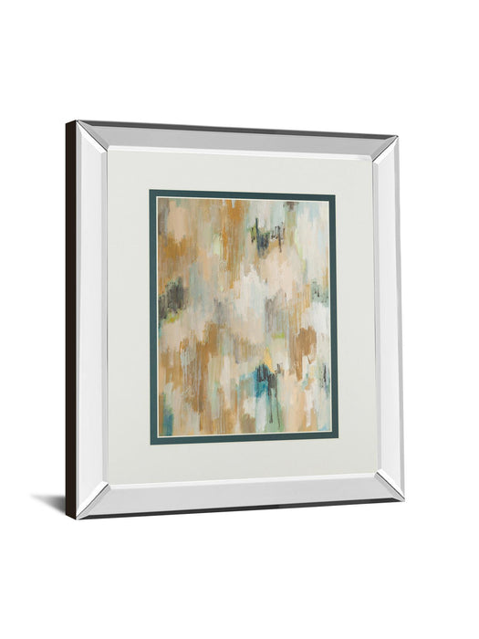 Nocturne Afternoon By Robert Creswell Mirrored Frame - Beige