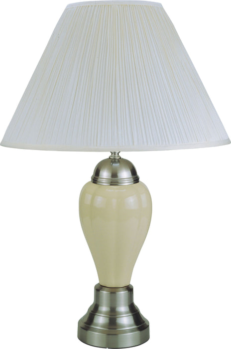 Satin Nickel - Shade For 6115-Iv-Base - Beige