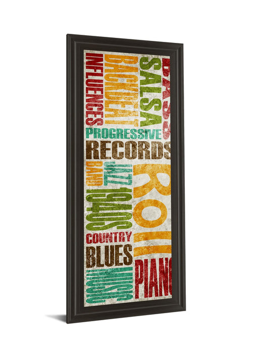 Rock & Roll By Sd Graphics Studio - 18 x 42 - Blue