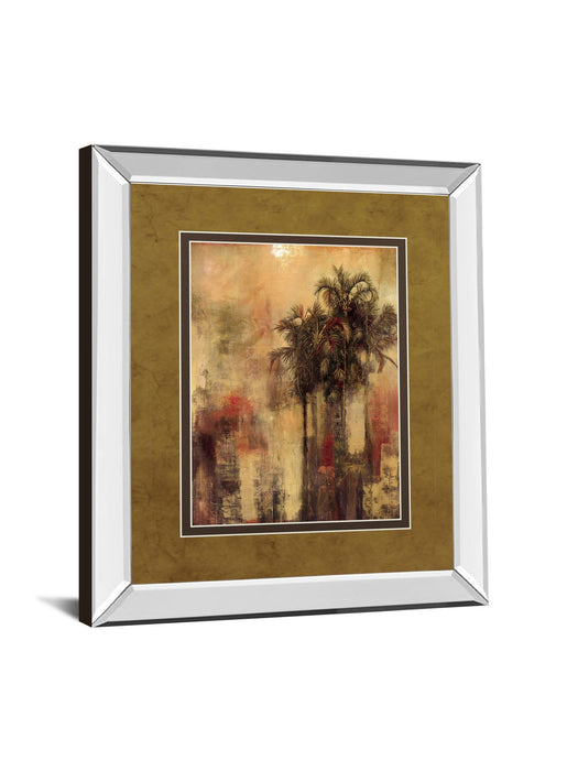 Tuscadero Il By Douglas - Mirror Framed Print Wall Art - Dark Brown