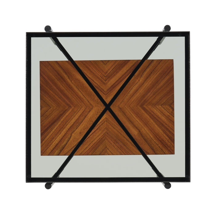 Lennox - Rectangular End Table - Rosewood