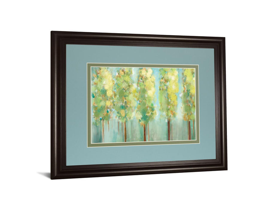 Turnwood By Susan Jill - Framed Print Wall Art - Green