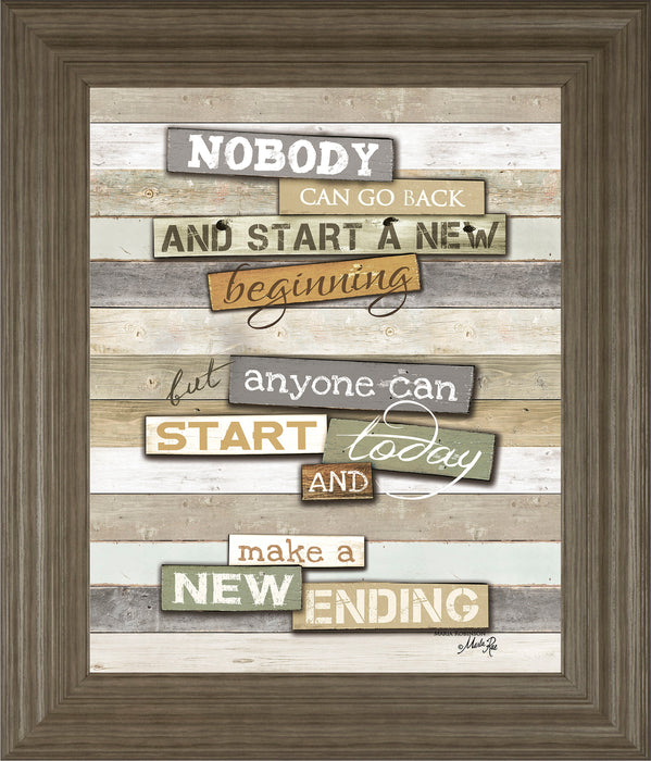 New Ending By Marla Rae - Wall Art - Beige