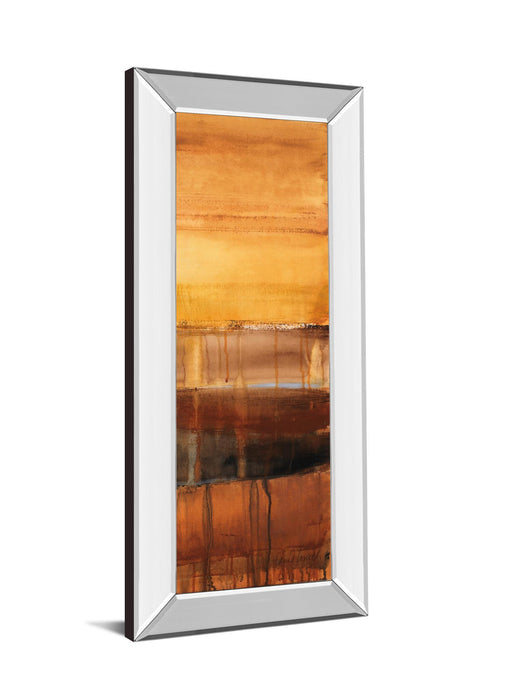 Autumn Glows Il By Lanie Loreth - Mirror Framed Print Wall Art - Orange