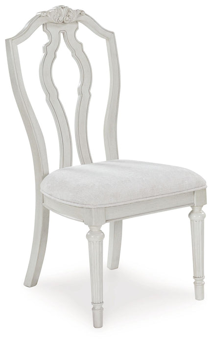 Montelaine - Antique White - Dining Upholstered Side Chair (Set of 2)