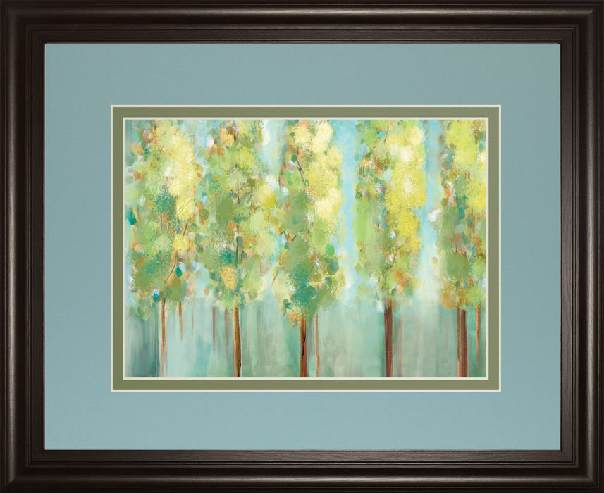 Turnwood By Susan Jill - Framed Print Wall Art - Green