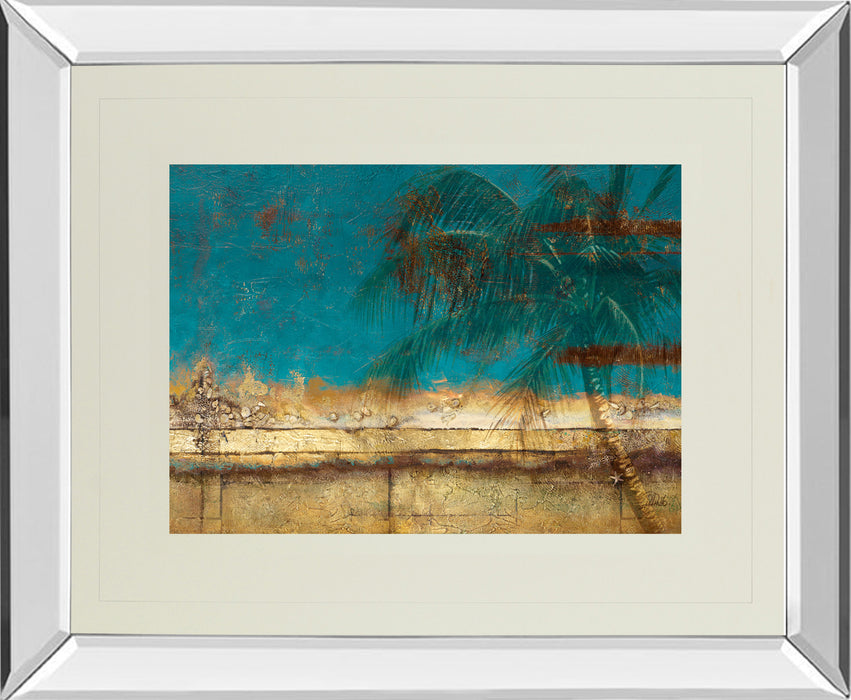 Sea Landscapes By Patricia Pinto - Mirror Framed Print Wall Art - Blue