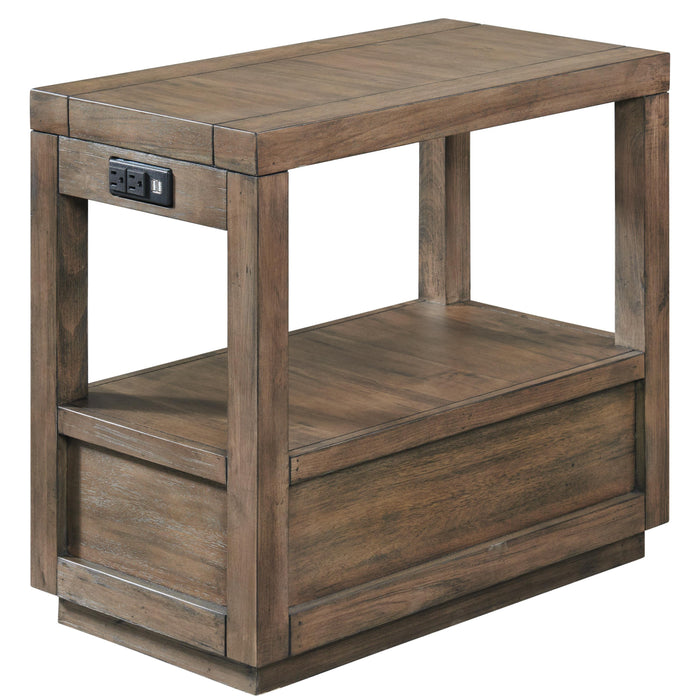 Denali - Chairside Table - Toasted Acacia