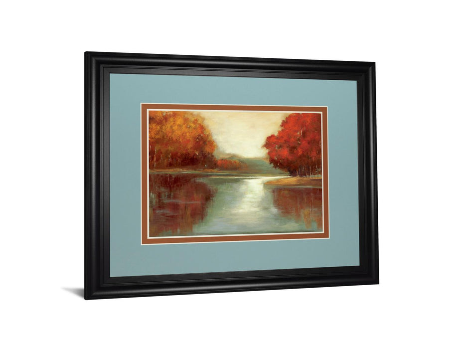 Vanilla Sky By Asia Jensen - Framed Print Wall Art - Red