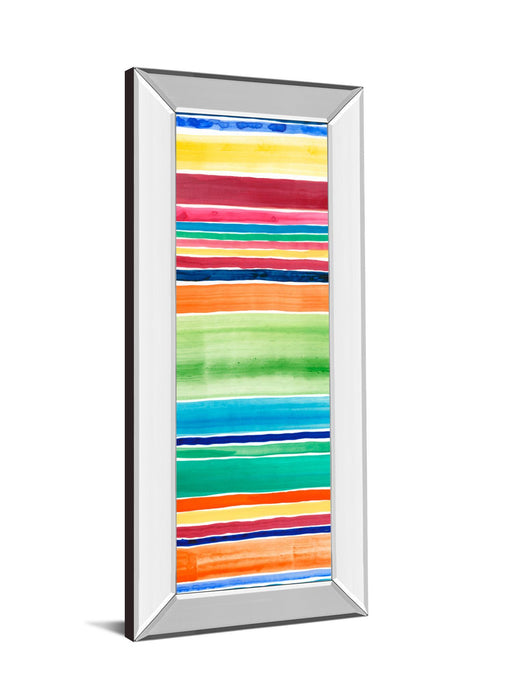 Cabana Panel I By Regina Moore - Mirror Framed Print Wall Art - Green