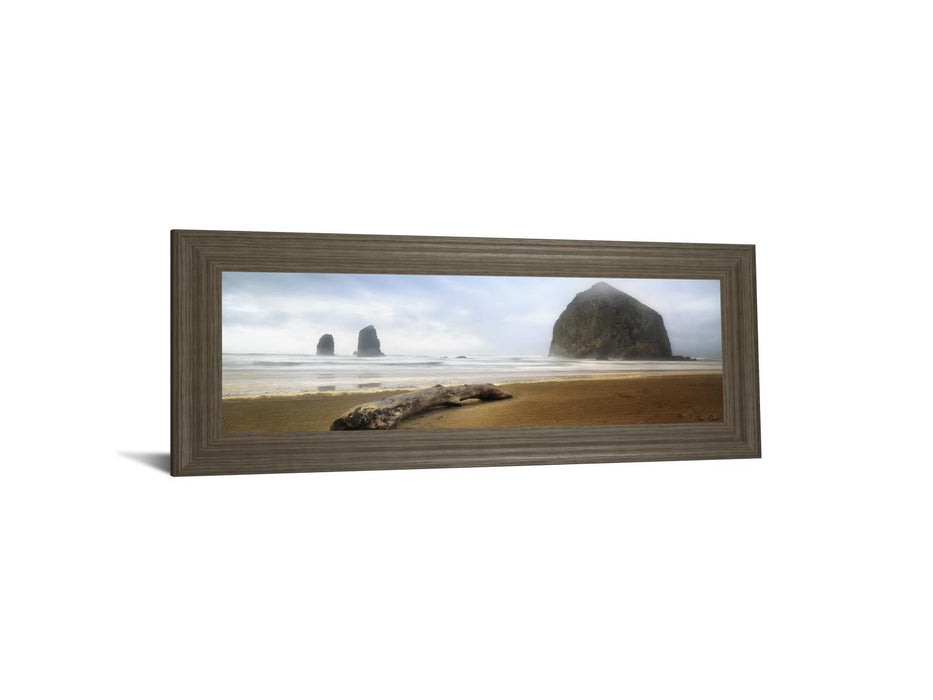 From Cannon Beach Il By David Drost - Framed Print Wall Art - Blue