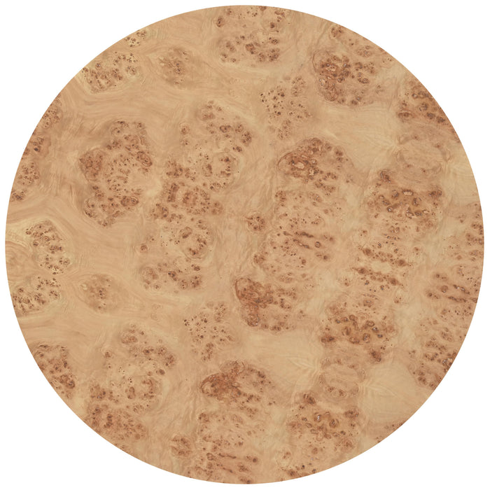 Kara - Round Coffee Table - Light Brown