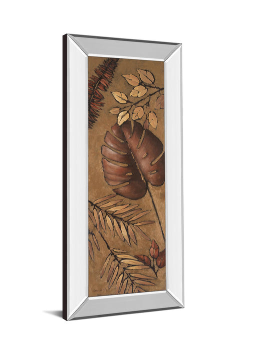 Indian Summer IV By Lanie Loreth - Mirror Framed Print Wall Art - Dark Brown