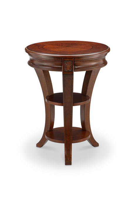 Winslet - Round Accent Table - Cherry